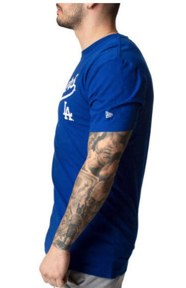 New Era Caps Los Angeles Dodgers Script Tee Royal Blue Size Medium New With Tags - Picture 2 of 3